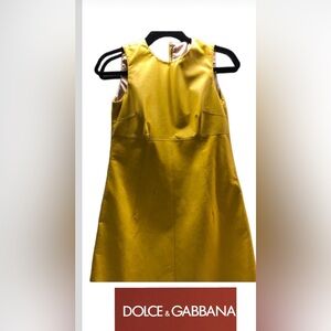 Dolce and Gabana leather dress